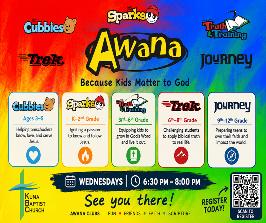 Kuna Baptist Church AWANA Club — Education in Kuna Baptist Church · Kuna, ID